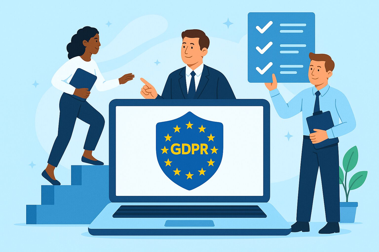 Принципы соответствия GDPR обеспечивают законное использование данных, прозрачность, ответственность и защиту прав личности.