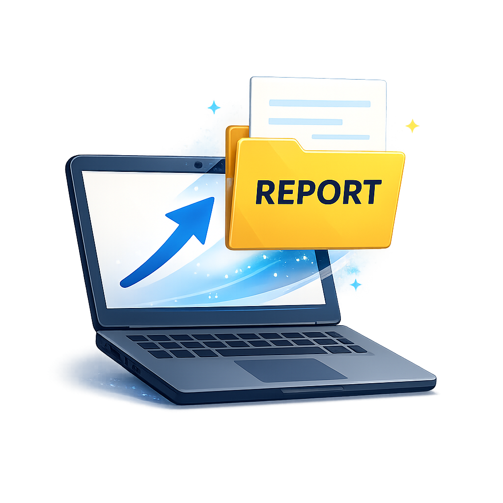 Submitting an annual report via the Estonian e-Business Register.