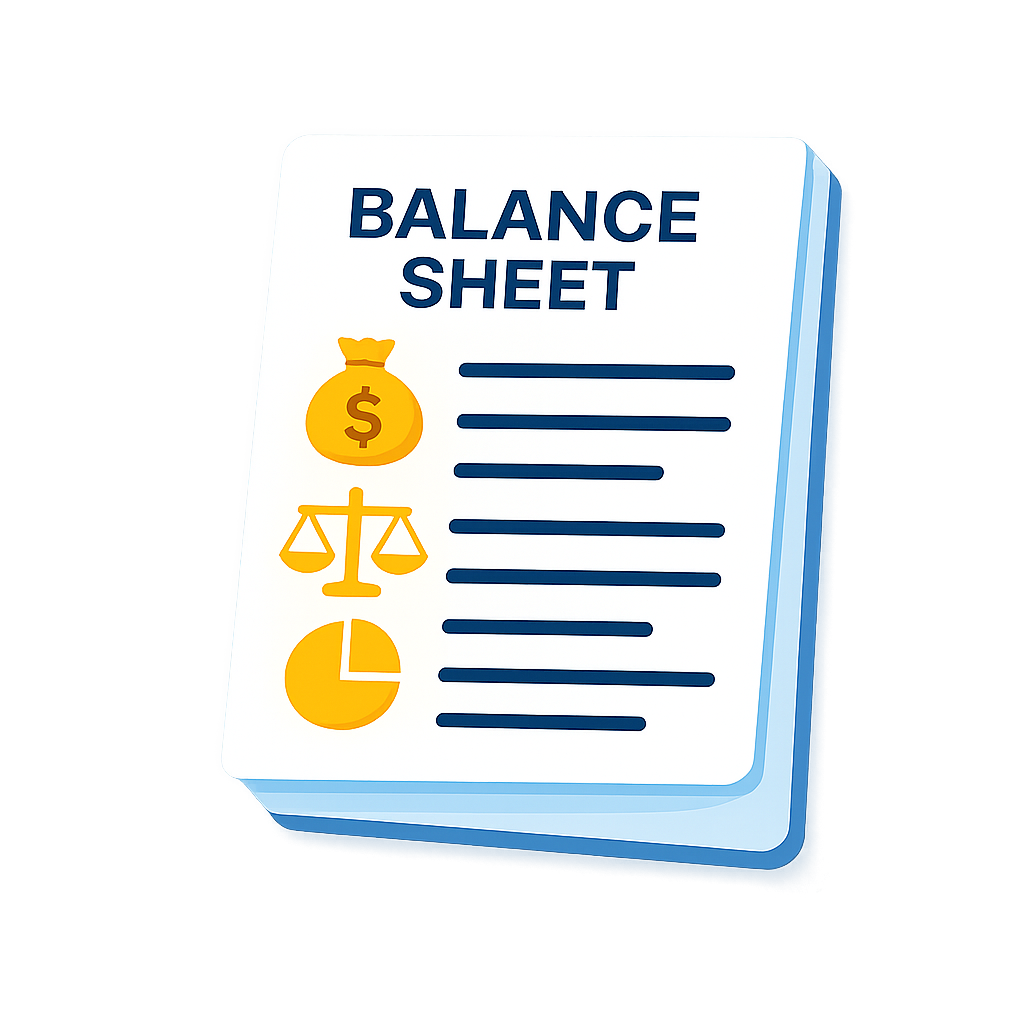 Balance sheet document used in preparation of an Estonian company annual report.