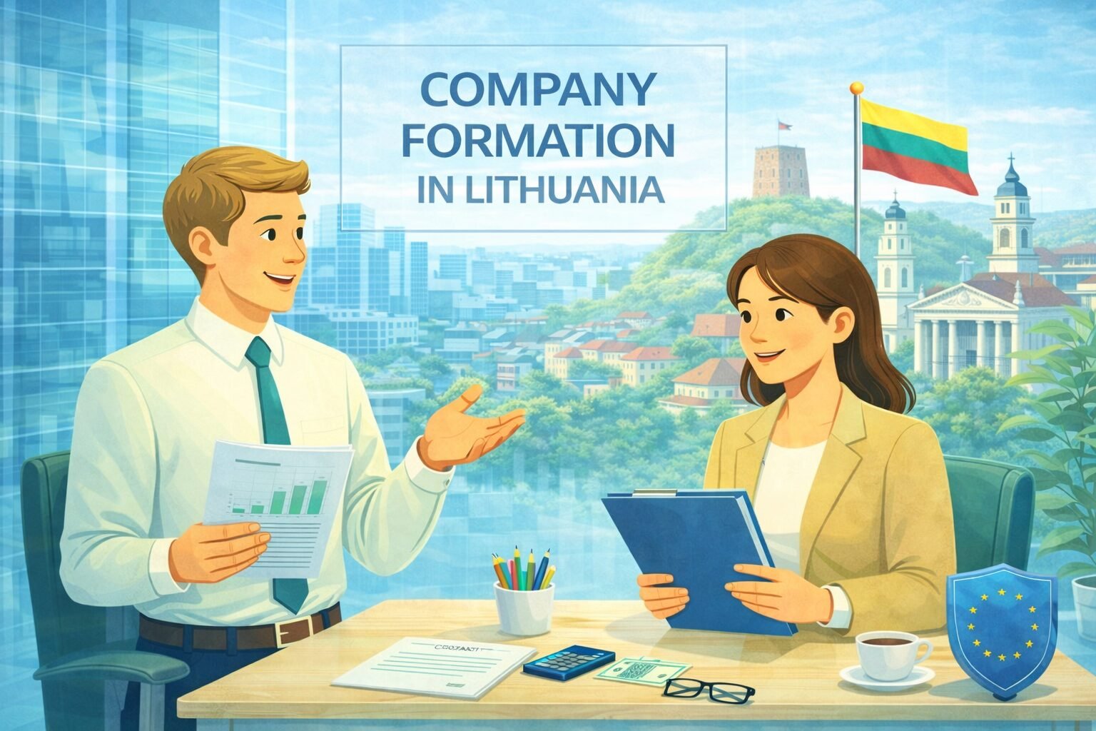 Ettevõtte asutamine Leedus on lihtne: kiire protsess, madalad maksud, kauglahendused ja juurdepääs EL-i turule
