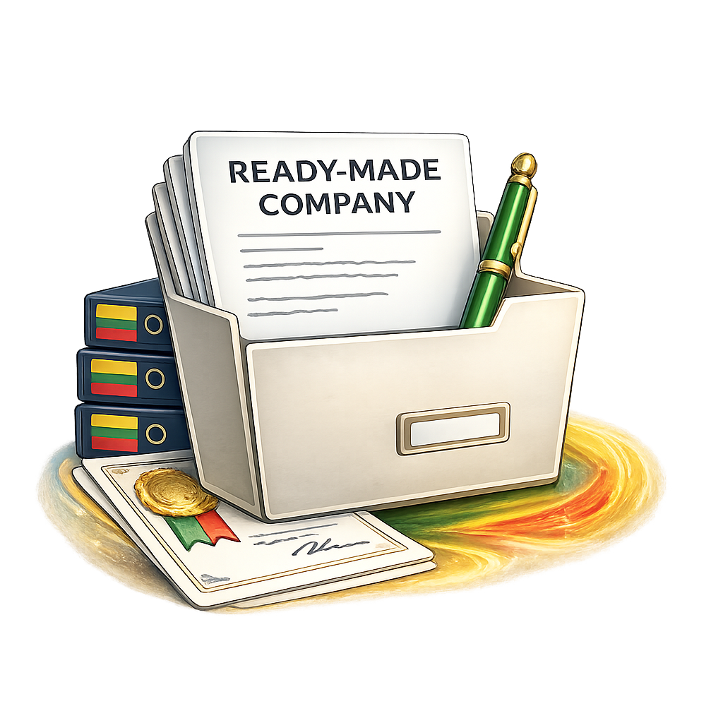 Achiziționare companie lituaniană gata înființată