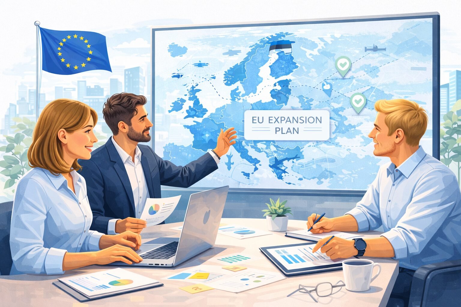 Starting a company in Europe and entering the EU market